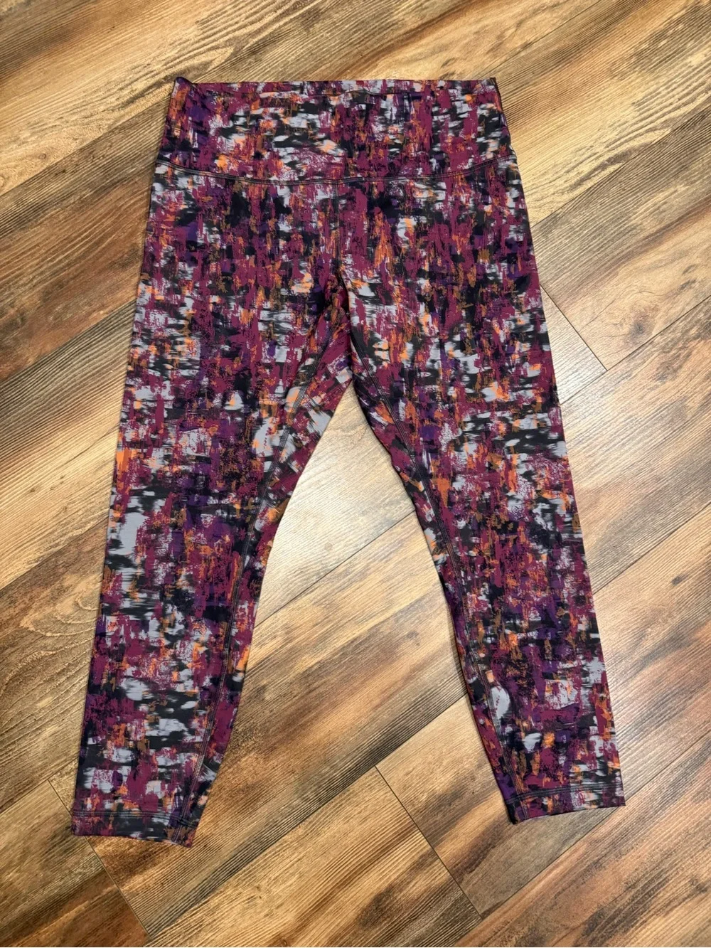 Lululemon Wunder Train High-Rise Crop 23” Cinder Flash Multi
